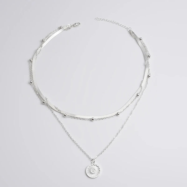 Three-Layer Round Necklace