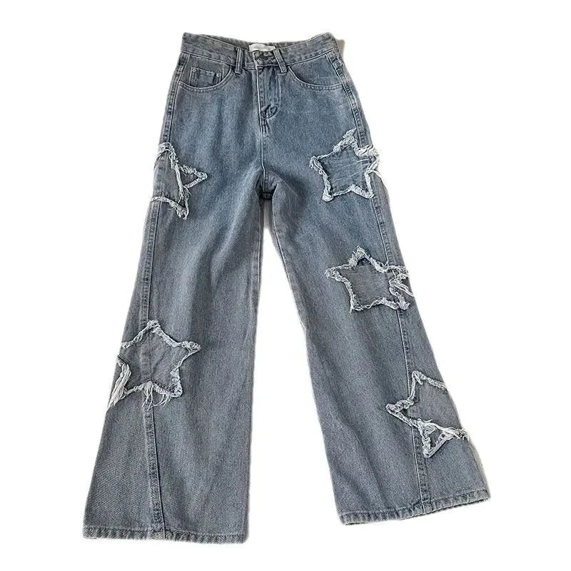 Retro Patch Star Jeans