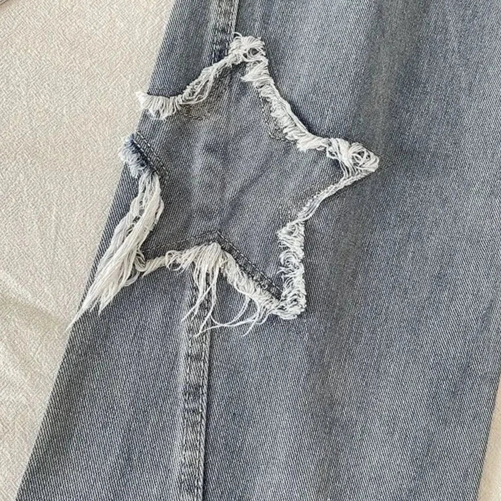 Retro Patch Star Jeans